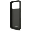Etui Mercedes AMG Leather Debossed Lines Logo na iPhone 18 Pro Max / 17 Pro Max - czarne