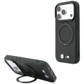 Etui BMW Kevlar Ring Stand 360 MagSafe na iPhone 18 Pro / 17 Pro - czarne