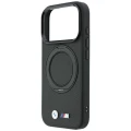 Etui BMW Kevlar Ring Stand 360 MagSafe na iPhone 18 Pro / 17 Pro - czarne