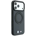 Etui BMW Kevlar Ring Stand 360 MagSafe na iPhone 18 Pro Max / 17 Pro Max - ciemnoszare