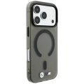 Etui BMW M IML Frosted Metal Logo & Trims MagSafe na iPhone 18 Pro / 17 Pro - czarne