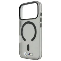 Etui BMW M IML Frosted Metal Logo & Trims MagSafe na iPhone 18 Pro / 17 Pro - czarne