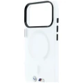 Etui BMW M IML Frosted Metal Logo & Trims MagSafe na iPhone 18 Pro / 17 Pro - przezroczyste