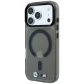 Etui BMW M IML Glossy Metal Logo & Trims MagSafe na iPhone 18 Pro Max / 17 Pro Max - czarne