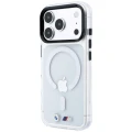 Etui BMW M IML Glossy Metal Logo & Trims MagSafe na iPhone 18 Pro Max / 17 Pro Max - przezroczyste