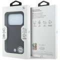 Etui BMW Sign Frosted IML & Metal Logo MagSafe do iPhone 18 Pro / 17 Pro burgundowy