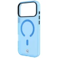 Etui BMW Sign Frosted IML & Metal Logo MagSafe na iPhone 18 Pro / 17 Pro - niebieskie
