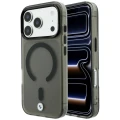 Etui BMW M IML Frosted Metal Logo & Trims MagSafe na iPhone 18 Pro / 17 Pro - czarne
