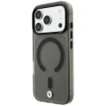 Etui BMW M IML Frosted Metal Logo & Trims MagSafe na iPhone 18 Pro / 17 Pro - czarne
