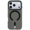 Etui BMW M IML Frosted Metal Logo & Trims MagSafe na iPhone 18 Pro / 17 Pro - czarne