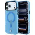 Etui BMW Sign Frosted IML & Metal Logo MagSafe na iPhone 18 Pro Max / 17 Pro Max - niebieskie