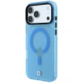 Etui BMW Sign Frosted IML & Metal Logo MagSafe na iPhone 18 Pro Max / 17 Pro Max - niebieskie