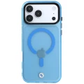 Etui BMW Sign Frosted IML & Metal Logo MagSafe na iPhone 18 Pro Max / 17 Pro Max - niebieskie