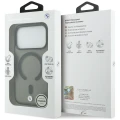 Etui BMW Sign Frosted IML & Metal Logo MagSafe na iPhone 18 Pro Max / 17 Pro Max - szare