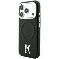 Etui Karl Lagerfeld Grained Embossed Ring & Kameo Logo MagSafe na iPhone 18 Pro Max / 17 Pro Max - czarne