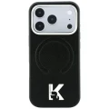 Etui Karl Lagerfeld Grained Embossed Ring & Kameo Logo MagSafe na iPhone 18 Pro Max / 17 Pro Max - czarne