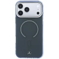 Etui Mercedes Double Layer Iconic Logo MagSafe na iPhone 18 Pro Max / 17 Pro Max - ciemnoszare