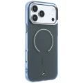 Etui Mercedes Double Layer Iconic Logo MagSafe na iPhone 18 Pro Max / 17 Pro Max - ciemnoszare