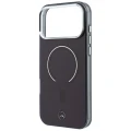 Etui Mercedes Double Layer Iconic Logo MagSafe na iPhone 18 Pro Max / 17 Pro Max - burgundowe
