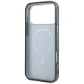 Etui Mercedes Double Layer Iconic Logo MagSafe na iPhone 18 Pro Max / 17 Pro Max - burgundowe