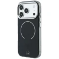 Etui Mercedes Double Layer Iconic Logo MagSafe na iPhone 18 Pro Max / 17 Pro Max - czarne