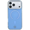 Etui Mercedes Double Layer Iconic Logo MagSafe na iPhone 18 Pro Max / 17 Pro Max - niebieskie