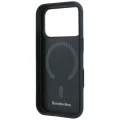 Etui Mercedes Leather 3D MagSafe na iPhone 18 Pro / 17 Pro - niebieskie
