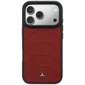 Etui Mercedes Leather Mesh with Bow Line MagSafe na iPhone 18 Pro Max / 17 Pro Max - bordowe