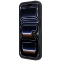 Etui Mercedes Leather Mesh with Bow Line MagSafe na iPhone 18 Pro / 17 Pro - ciemnoszare