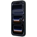 Etui Mercedes Leather Mesh with Bow Line MagSafe na iPhone 18 Pro / 17 Pro - niebieskie