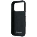 Etui Mercedes Leather Semi Wrap Wood Effect MagSafe na iPhone 18 Pro Max / 17 Pro Max - brązowe