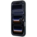 Etui Mercedes Leather with Ring Stand MagSafe na iPhone 18 Pro / 17 Pro - ciemnoszare