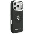 Etui Karl Lagerfeld Point & Choupette Sketch MagSafe na iPhone 18 Pro / 17 Pro - czarne