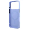 Etui Karl Lagerfeld Ring Stand 360 Saffiano Classic Logo MagSafe na iPhone 18 Pro Max / 17 Pro Max - jasnoniebieskie