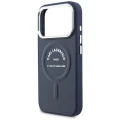 Etui Karl Lagerfeld Embossed Open Ring RSG Logo MagSafe na iPhone 18 Pro Max / 17 Pro Max - niebieskie