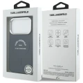 Etui Karl Lagerfeld Embossed Open Ring RSG Logo MagSafe na iPhone 18 Pro Max / 17 Pro Max - niebieskie