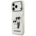 Etui Karl Lagerfeld IML NFT Glitter Karl&Choupette na iPhone 18 Pro Max / 17 Pro Max - przezroczyste
