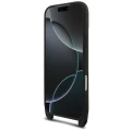 Etui Karl Lagerfeld Saffiano Karl&Choupette Metal Pin CBDY Strap na iPhone 18 Pro / 17 Pro - czarne