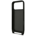 Etui Karl Lagerfeld Saffiano Karl&Choupette Metal Pin CBDY Strap na iPhone 18 Pro / 17 Pro - czarne