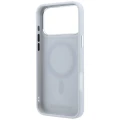 Etui Karl Lagerfeld with Ring Stand 360 Karl Head Pin MagSafe na iPhone 18 Pro Max / 17 Pro Max - szare