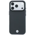 Etui BMW Kevlar Metal Logo MagSafe na iPhone 18 Pro / 17 Pro - grafitowe