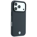 Etui BMW Kevlar Metal Logo MagSafe na iPhone 18 Pro / 17 Pro - grafitowe