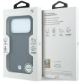 Etui BMW Kevlar Metal Logo MagSafe na iPhone 18 Pro / 17 Pro - grafitowe