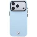Etui BMW Kevlar Metal Logo MagSafe na iPhone 18 Pro / 17 Pro - niebieskie