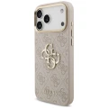 Etui Guess 4G Big 4G Classic Logo Big Strap Metal Buttons na iPhone 18 Pro / 17 Pro - różowe