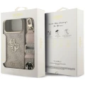 Etui Guess 4G Big 4G Classic Logo Big Strap Metal Buttons na iPhone 18 Pro / 17 Pro - różowe