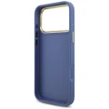 Etui Guess 4G Big 4G Classic Logo Big Strap Metal Buttons na iPhone 18 Pro Max / 17 Pro Max - niebieskie