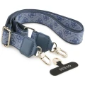 Etui Guess 4G Big 4G Classic Logo Big Strap Metal Buttons na iPhone 18 Pro Max / 17 Pro Max - niebieskie