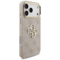Etui Guess 4G Big 4G Classic Logo Big Strap Metal Buttons na iPhone 18 Pro Max / 17 Pro Max - różowe