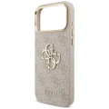 Etui Guess 4G Big 4G Classic Logo Big Strap Metal Buttons na iPhone 18 Pro Max / 17 Pro Max - różowe